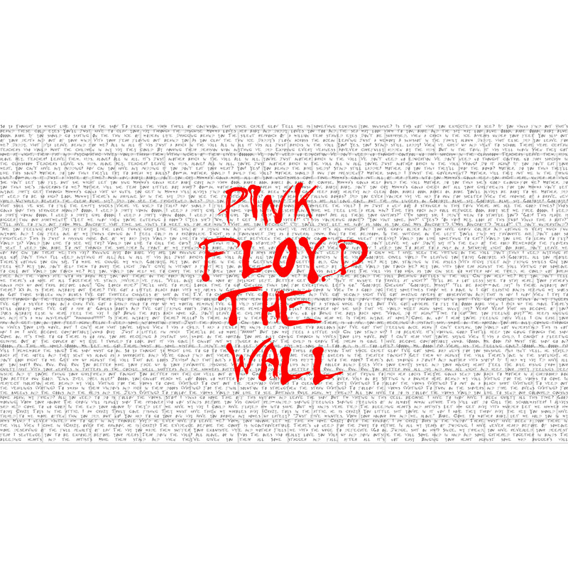 Πίνακας σε καμβά Pink Floyd The Wall